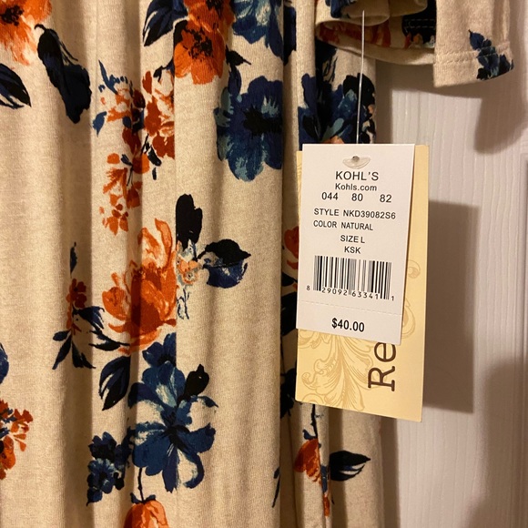 Rewind off shoulder floral mini - Picture 3 of 3